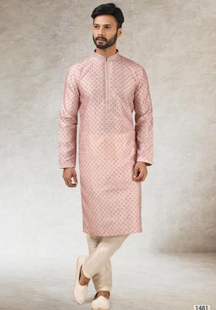 Picture of Radiant Silk Tan Kurtas