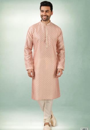 Picture of Grand Silk Rosy Brown Kurtas