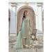 Picture of Net Dark Sea Green Straight Cut Salwar Kameez