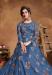 Picture of Excellent Net Dark Slate Blue Anarkali Salwar Kameez