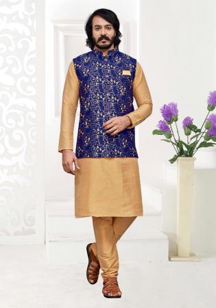 Picture of Graceful Silk Burly Wood Kurtas