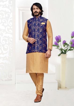 Picture of Beauteous Silk Burly Wood Kurtas