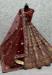 Picture of Graceful Georgette Maroon Lehenga Choli