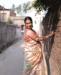 Picture of Marvelous Silk Pale Golden Rod Saree