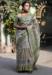 Picture of Ravishing Silk Silver Saree