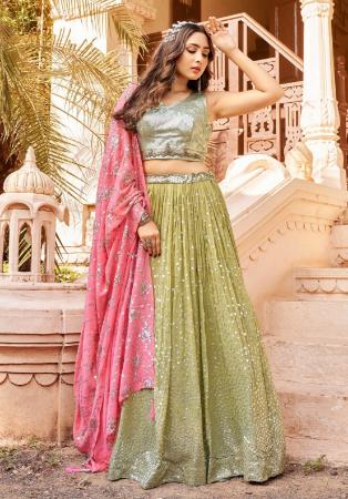 Picture of Gorgeous Georgette Peru Readymade Lehenga Choli