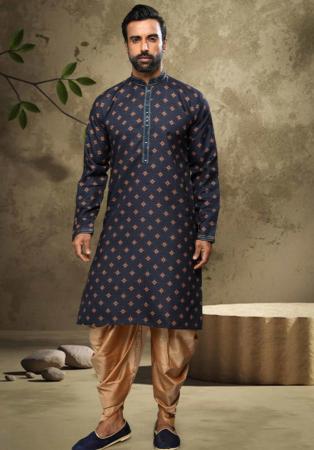 Picture of Sightly Cotton Dark Slate Grey Kurtas