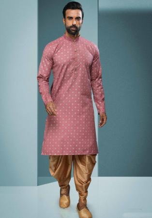 Picture of Beauteous Cotton Rosy Brown Kurtas