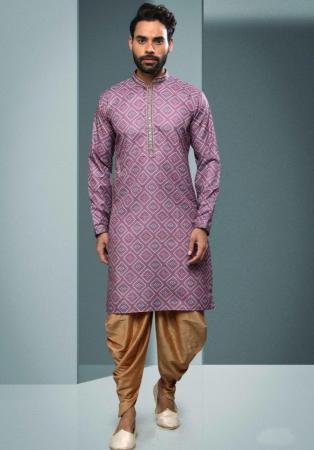 Picture of Charming Cotton Rosy Brown Kurtas