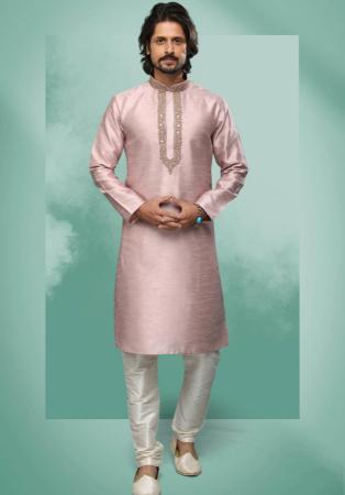 Picture of Classy Silk Thistle Kurtas