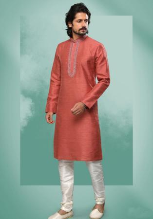 Picture of Alluring Silk Brown Kurtas