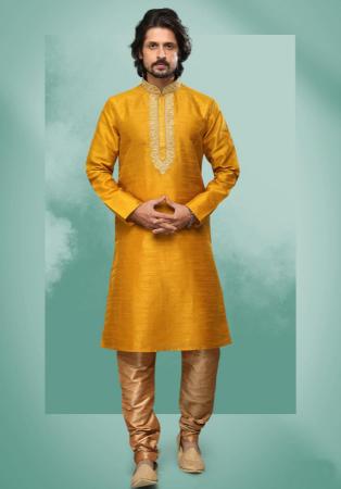 Picture of Fine Silk Chocolate Kurtas