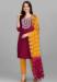 Picture of Exquisite Cotton Maroon Readymade Salwar Kameez