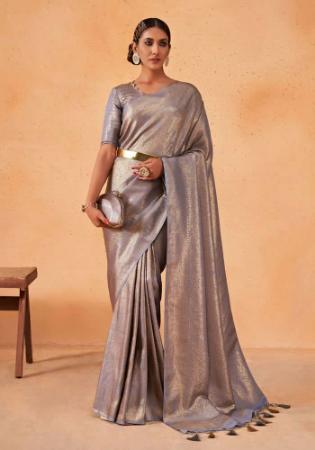 Picture of Radiant Silk Grey Saree