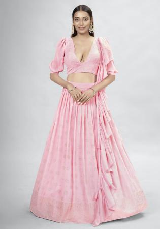 Picture of Comely Georgette Thistle Lehenga Choli