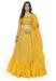 Picture of Splendid Georgette Yellow Lehenga Choli