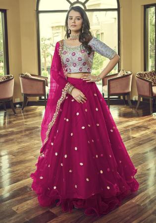 Picture of Taking Silk Saddle Brown Lehenga Choli