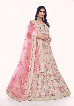 Picture of Wonderful Net White Lehenga Choli