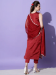 Picture of Radiant Silk Indian Red Readymade Salwar Kameez