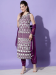 Picture of Fine Silk Saddle Brown Readymade Salwar Kameez