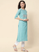 Picture of Cotton Light Steel Blue Readymade Salwar Kameez