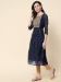 Picture of Taking Cotton Navy Blue Kurtis & Tunic