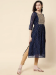 Picture of Taking Cotton Navy Blue Kurtis & Tunic