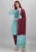 Picture of Cotton Light Steel Blue Readymade Salwar Kameez