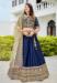 Picture of Stunning Silk Midnight Blue Lehenga Choli