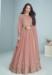 Picture of Gorgeous Georgette Tan Anarkali Salwar Kameez