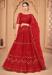 Picture of Enticing Net Fire Brick Lehenga Choli