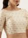 Picture of Elegant Silk Tan Designer Blouse