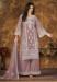 Picture of Lovely Net Rosy Brown Straight Cut Salwar Kameez