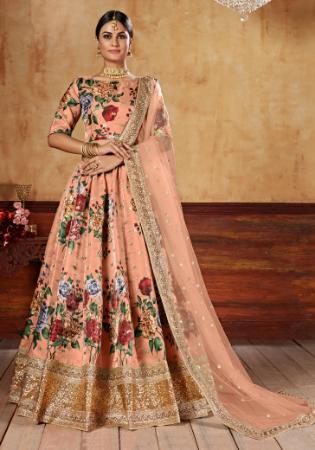 Picture of Charming Silk Burly Wood Lehenga Choli