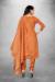 Picture of Cotton Dark Salmon Straight Cut Salwar Kameez