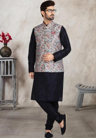 Picture of Admirable Silk Black Kurtas