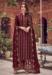 Picture of Radiant Chiffon Maroon Straight Cut Salwar Kameez