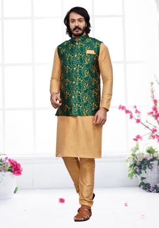 Picture of Appealing Silk Burly Wood Kurtas