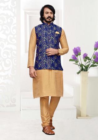 Picture of Resplendent Silk Burly Wood Kurtas