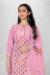 Picture of Fine Satin Plum Straight Cut Salwar Kameez