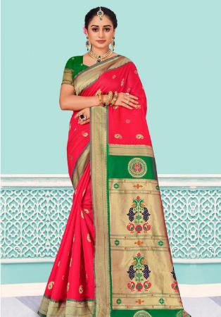 Picture of Well Formed Silk Brown Saree