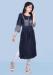 Picture of Nice Rayon Navy Blue Kurtis & Tunic