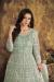 Picture of Nice Net Dark Sea Green Anarkali Salwar Kameez