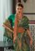 Picture of Marvelous Silk Dark Olive Green Saree