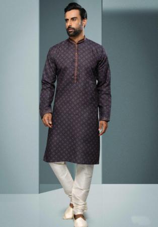 Picture of Taking Cotton Dim Gray Kurtas