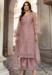 Picture of Pretty Net Rosy Brown Straight Cut Salwar Kameez