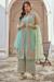 Picture of Net Dark Sea Green Straight Cut Salwar Kameez