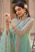 Picture of Net Dark Sea Green Straight Cut Salwar Kameez