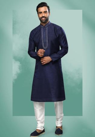 Picture of Fascinating Silk Dark Slate Grey Kurtas