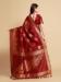 Picture of Ideal Linen Fire Brick Saree